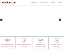 Tablet Screenshot of coaction.com